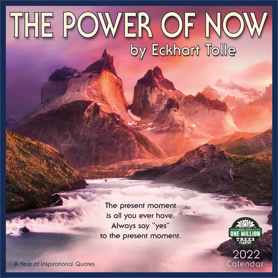 The Power of Now 2022 Wall Calendar: A Year of Inspirational Quotes: by